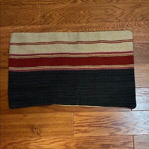 Pottery Barn Canton Stripe Pillow Cover in Tan NWT